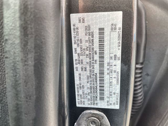2020 Ford Escape SE