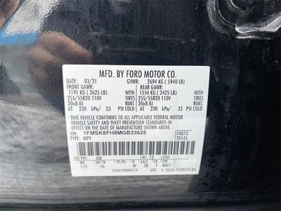 2021 Ford Explorer Limited