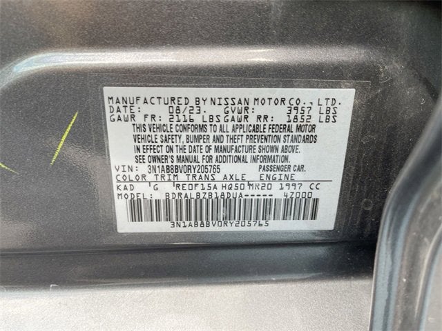 2024 Nissan Sentra S Xtronic CVT