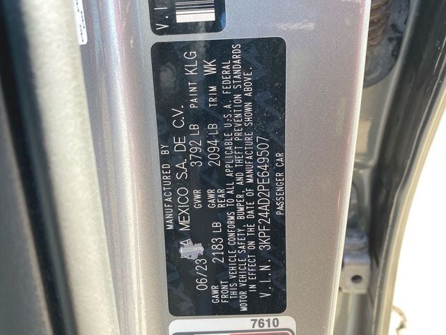 2023 Kia Forte LXS