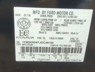 2018 Ford Explorer XLT