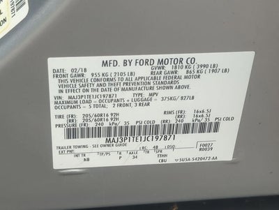 2018 Ford EcoSport SE