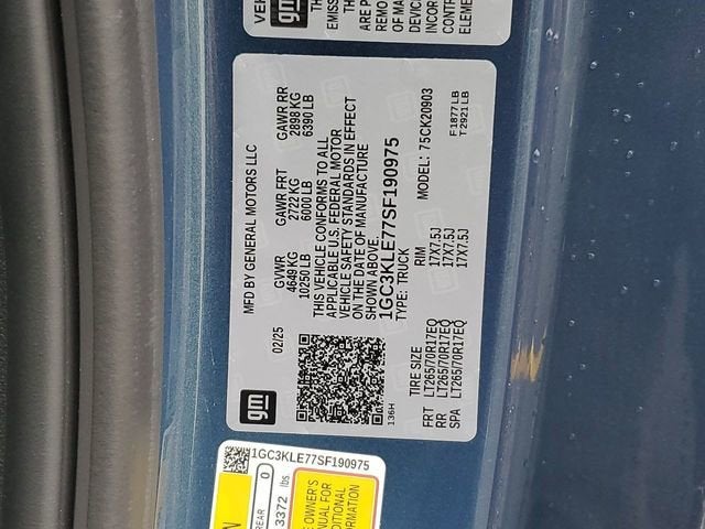 2025 Chevrolet Silverado 2500 HD WT