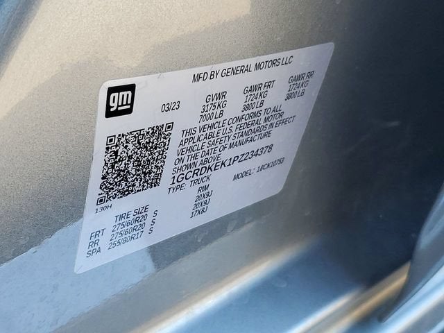 2023 Chevrolet Silverado 1500 LT (2FL)