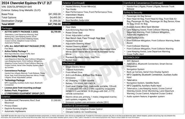 2024 Chevrolet Equinox EV 2LT