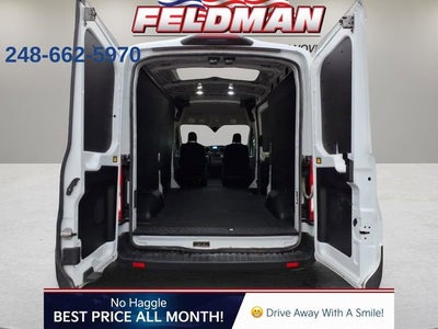 2021 Ford Transit Cargo Van T-250 130" Med Rf 9070 GVWR RWD