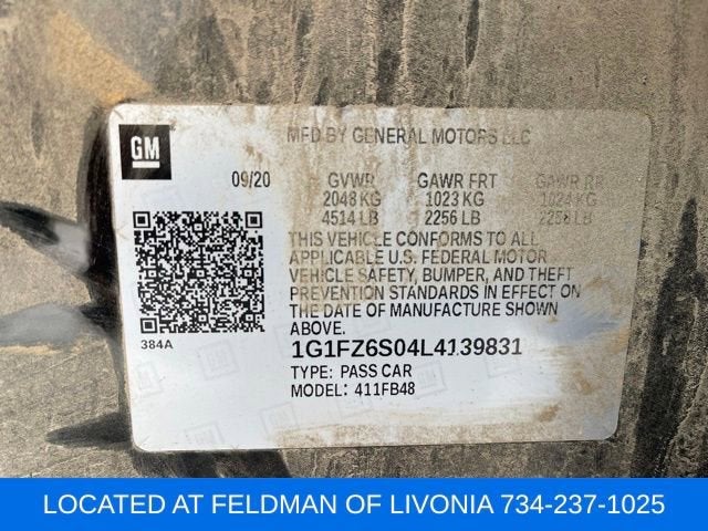 2020 Chevrolet Bolt EV Premier