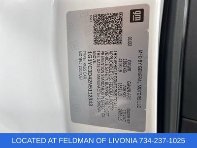 2022 Chevrolet Corvette Stingray 3LT