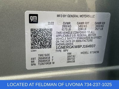 2023 Chevrolet Traverse LT Cloth