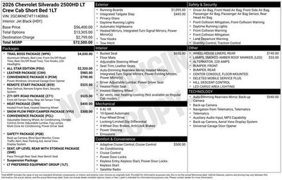 2026 Chevrolet Silverado 2500 HD LT