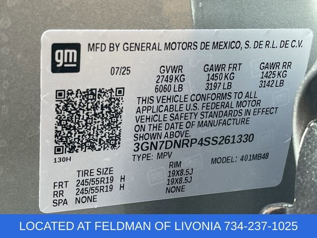 2025 Chevrolet Equinox EV LT