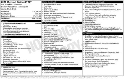 2026 Chevrolet Equinox LT