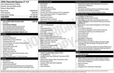 2026 Chevrolet Equinox LT