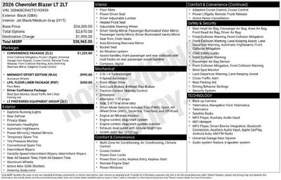 2026 Chevrolet Blazer 2LT