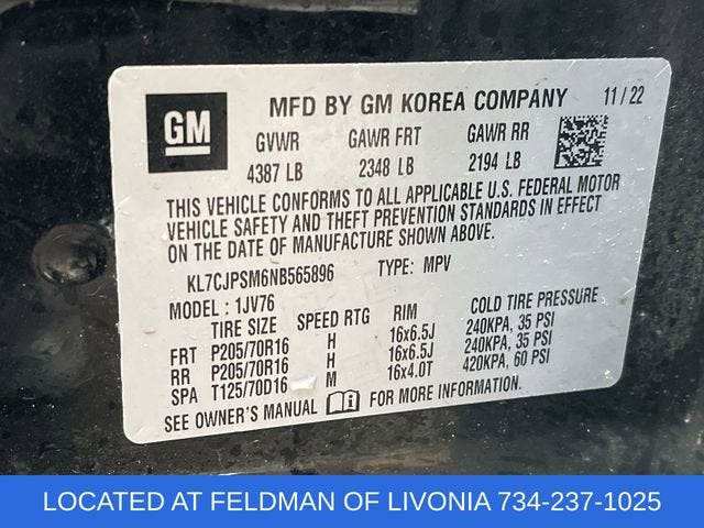 2022 Chevrolet Trax LT